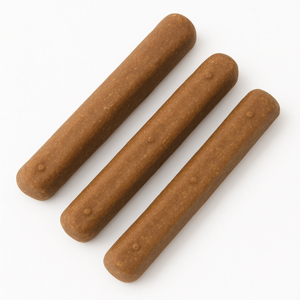 K2 Natural Dog Chews – Cheese & Peanut Butter Sticks, Easily Digestible Treats (3 Pack)