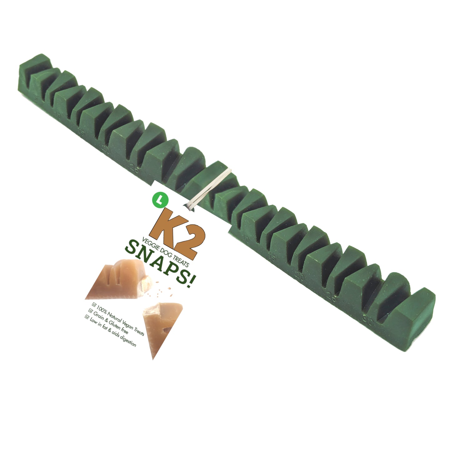 K2 Dog Veggie Treats Spinach & Apple 2 Sizes