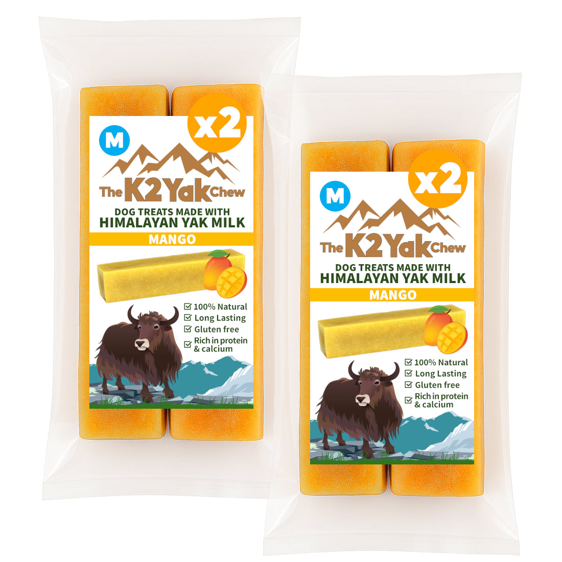 K2 Yak Chew – Mango Himalayan Yak Chew (Medium)