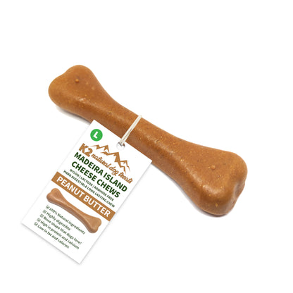 K2 Madeira Island Cheese Chews Peanut Butter Large