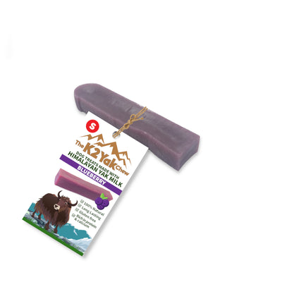 K2 Yak Chews Dog Treats Blueberry Flavour Small 30-40g