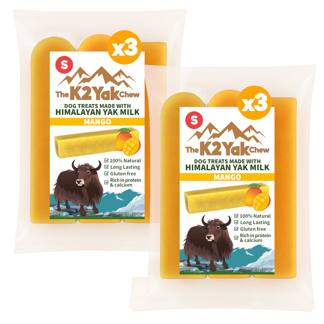 K2 Yak Chew – Mango Himalayan Yak Chew (Small)
