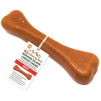 K2 Natural Dog Chews – Cheese & Beef Chews, Easily Digestible Treats (5 Sizes)