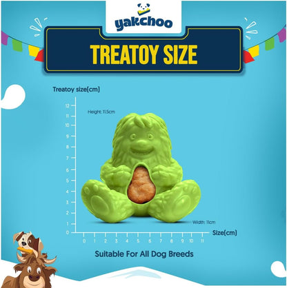 Yakchoo Play Treatoy – Interactive Rubber Dog Treat Toy Blue