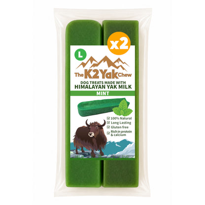 K2 Yak Chew – Mint Himalayan Yak Chew (Large)