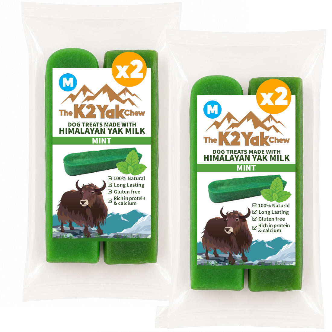 K2 Yak Chew – Mint Himalayan Yak Chew (Medium)