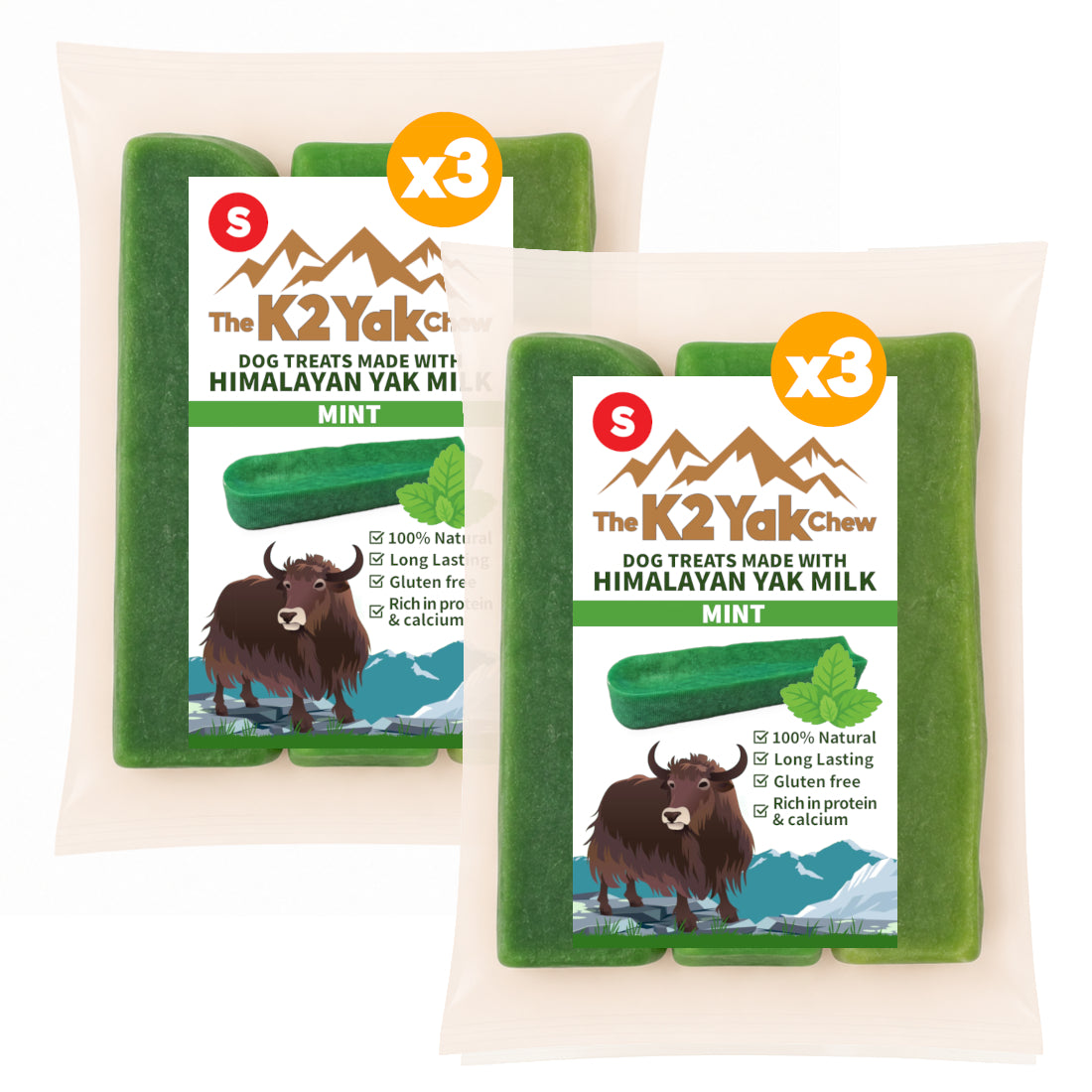 K2 Yak Chew – Mint Himalayan Yak Chew (Small)