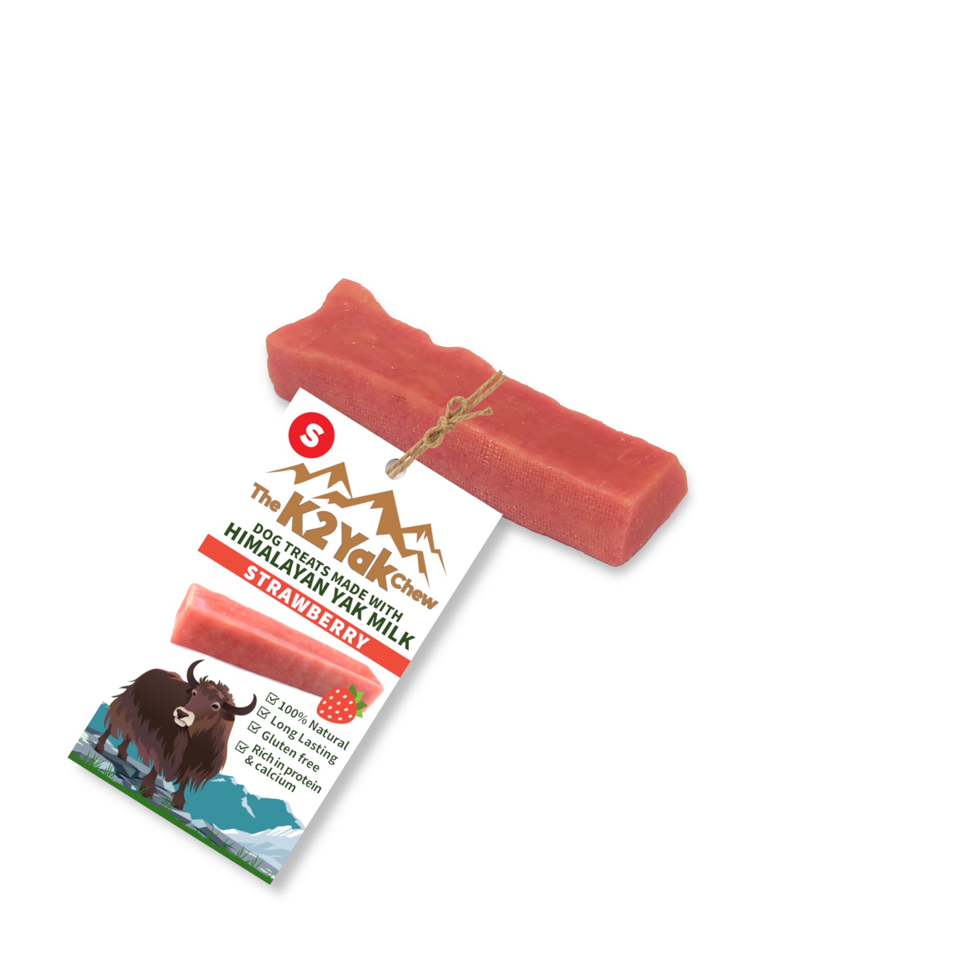 K2 Yak Chew – Strawberry Himalayan Yak Chew (Small)