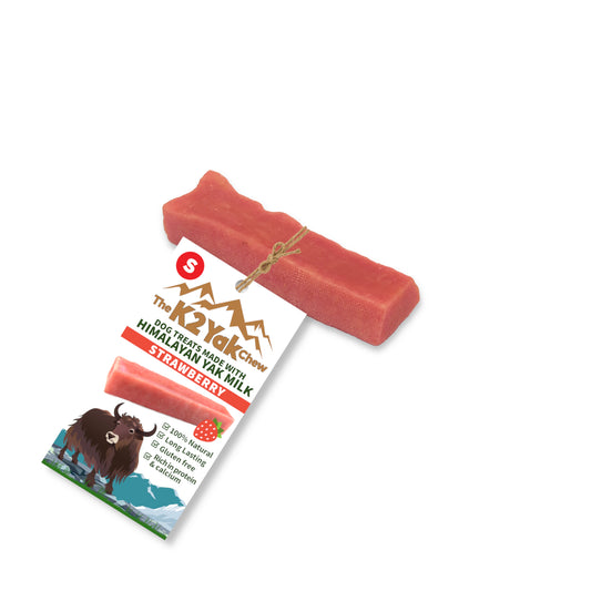 K2 Yak Chew – Strawberry Himalayan Yak Chew (Small)