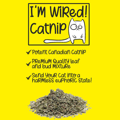 I'm Wired Catnip Dried Leaves & Buds Mixture (bagged)