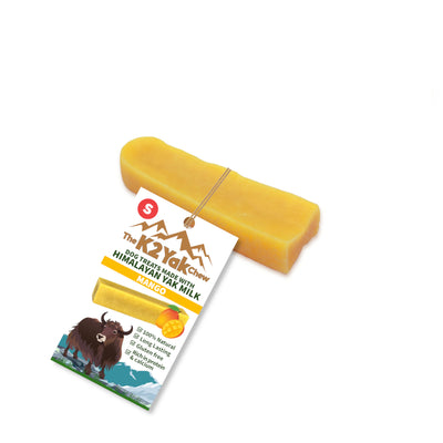 K2 Yak Chews Dog Treats Mango Flavour Small 30-40g