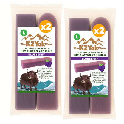 K2 Yak Chew – Blueberry Himalayan Yak Chew (Large)