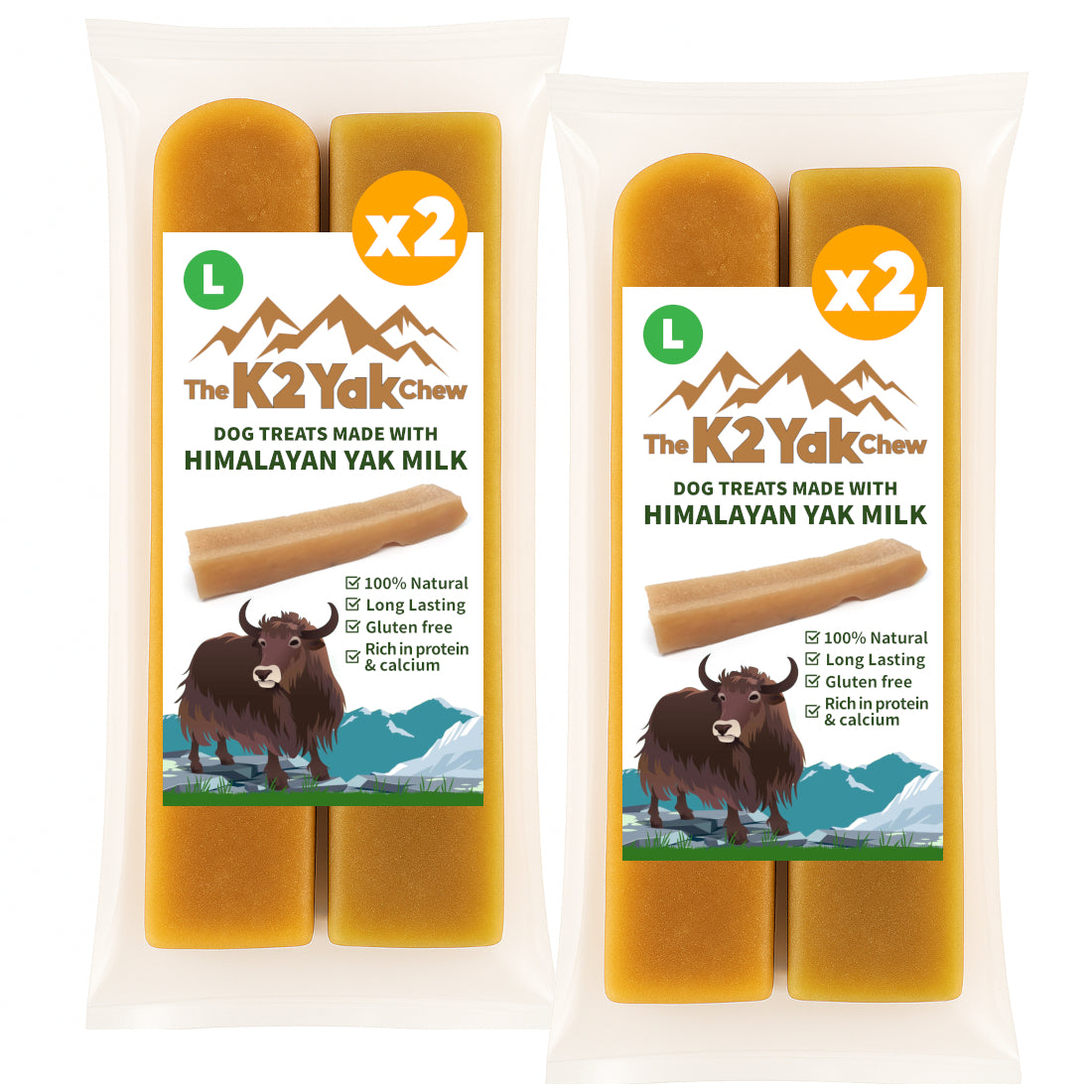 K2 Yak Chew – Original Himalayan Yak Chew (Large)