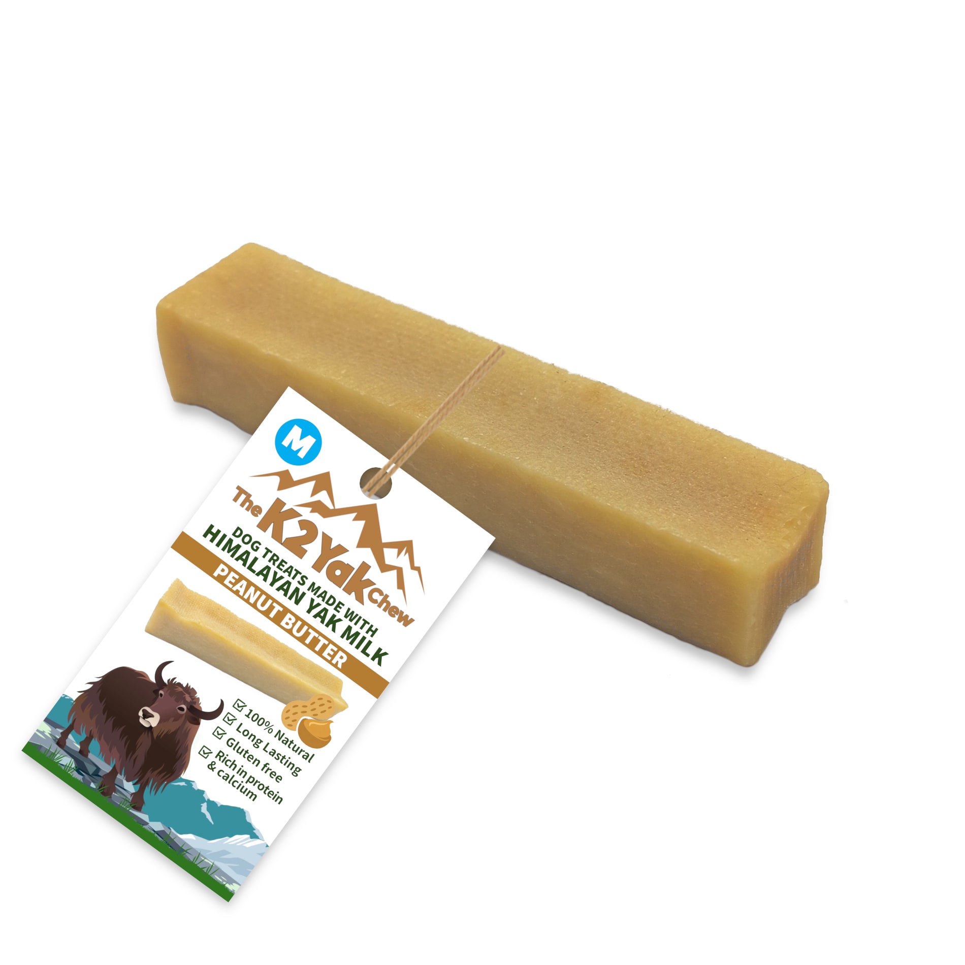 K2 Yak Chew – Peanut Butter Himalayan Yak Chew (Medium)