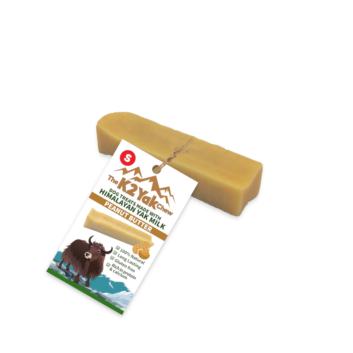 K2 Yak Chew – Peanut Butter Himalayan Yak Chew (Small)