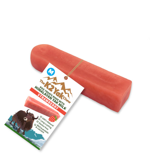 K2 Yak Chew – Strawberry Himalayan Yak Chew (Medium)