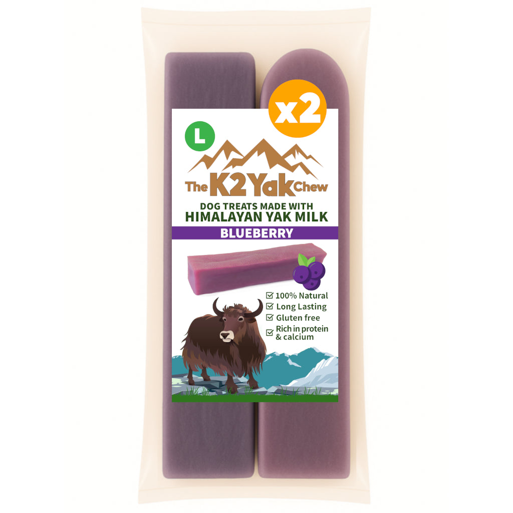 K2 Yak Chew – Blueberry Himalayan Yak Chew (Large)