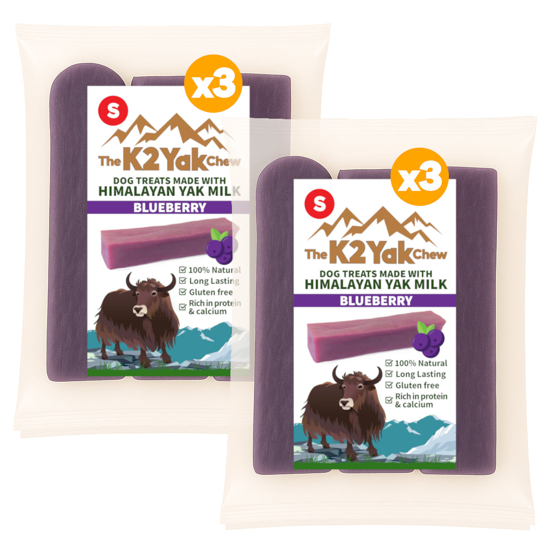 K2 Yak Chew – Blueberry Himalayan Yak Chew (Small)