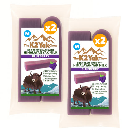 K2 Yak Chew – Blueberry Himalayan Yak Chew (Medium)