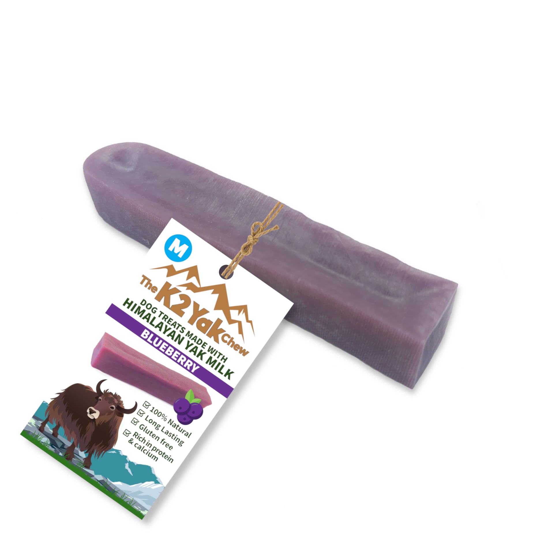 K2 Yak Chew – Blueberry Himalayan Yak Chew (Medium)